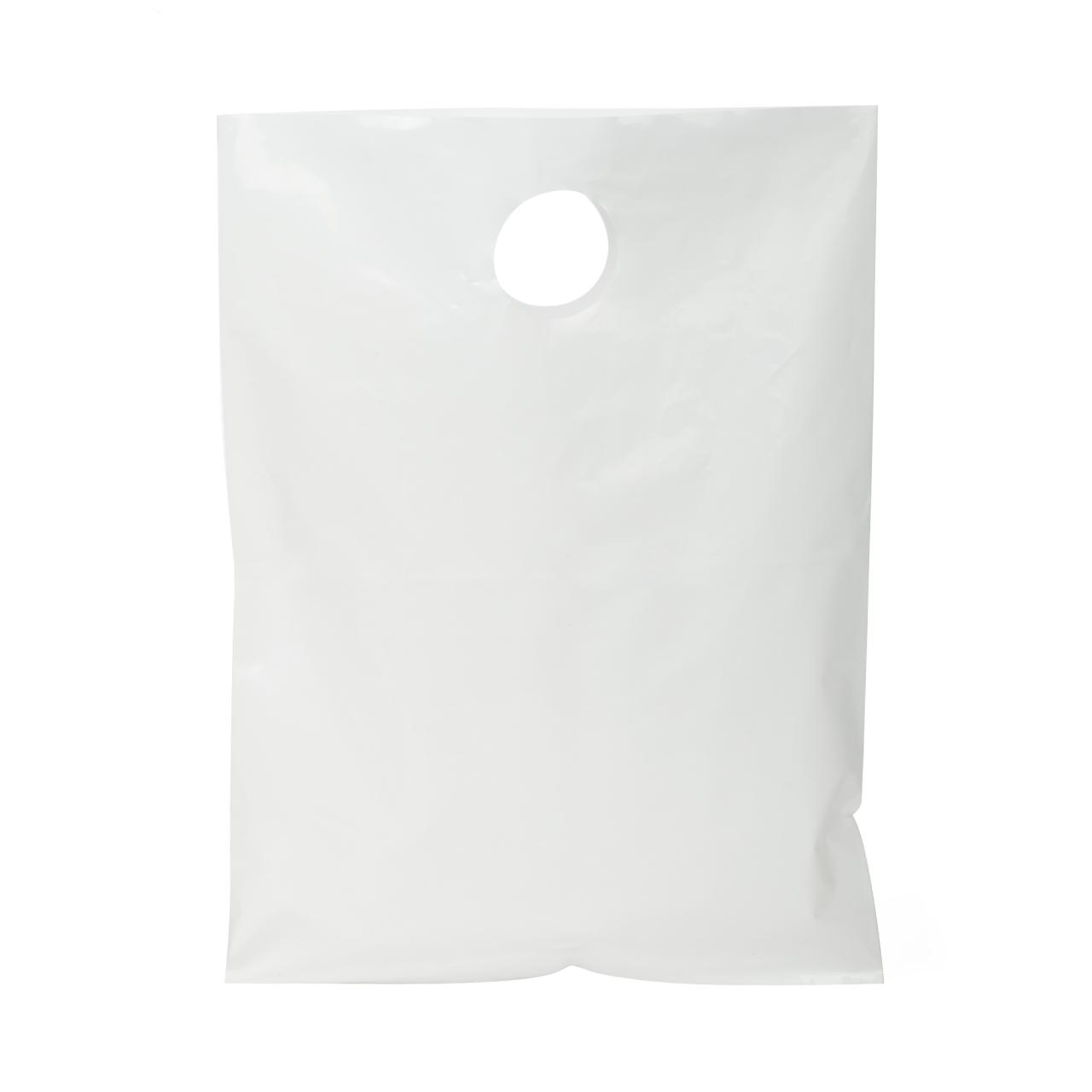 Plastic bag White 40x54cm 100MY