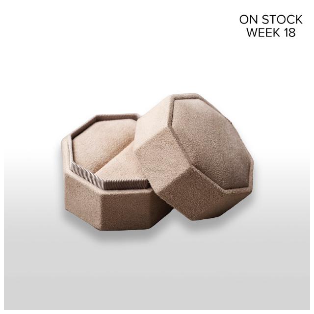 Jewelry box Velvet Powder small