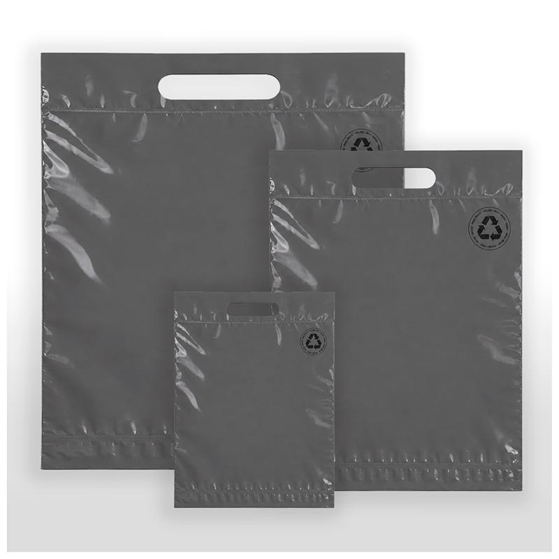 Forsendelsespose, grey, S, 100 stk