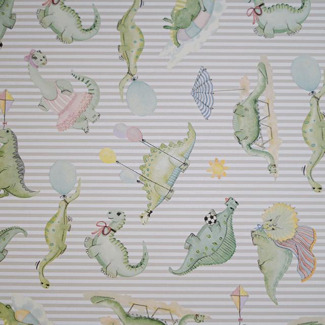 Wrapping Paper, Dino, 57 cm x 150 m
