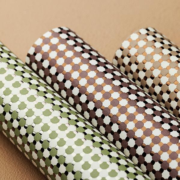 Wrappingpaper 3677 55cm x 100m Green Rococo