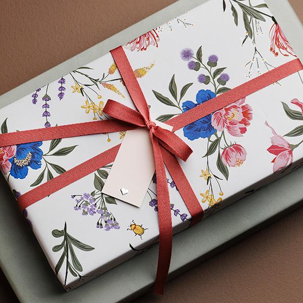 Giftpaper 3693 55 cm Avenue des fleurs Beige 55cm x 100m