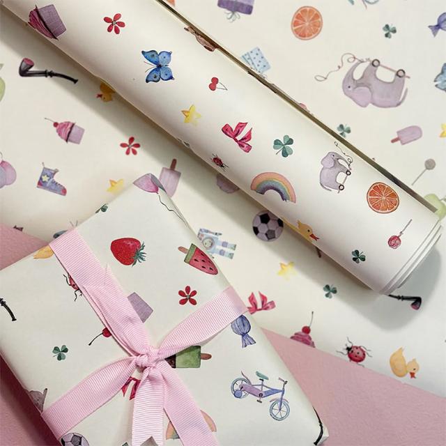 Wrapping paper 3733 Play 55cm x 100m