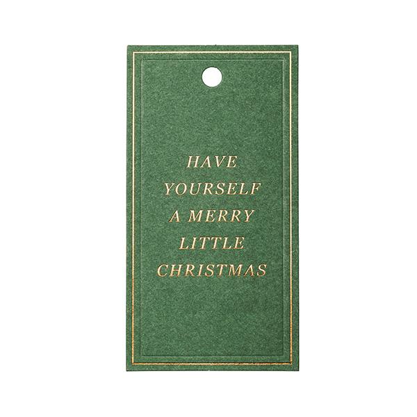 To & From Tag Christmas Greatings green 90 pcs. 