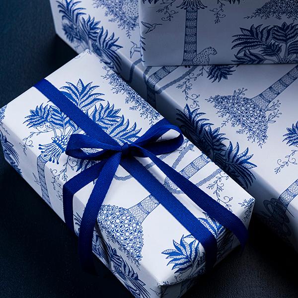 Herringbone woven 12mm 90m Cobalt Recl.