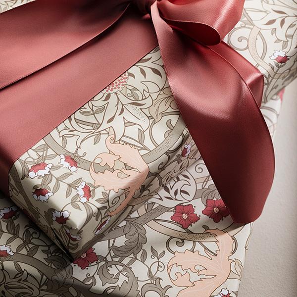 Satin ribbon 50 mm 45m. Cinnabar