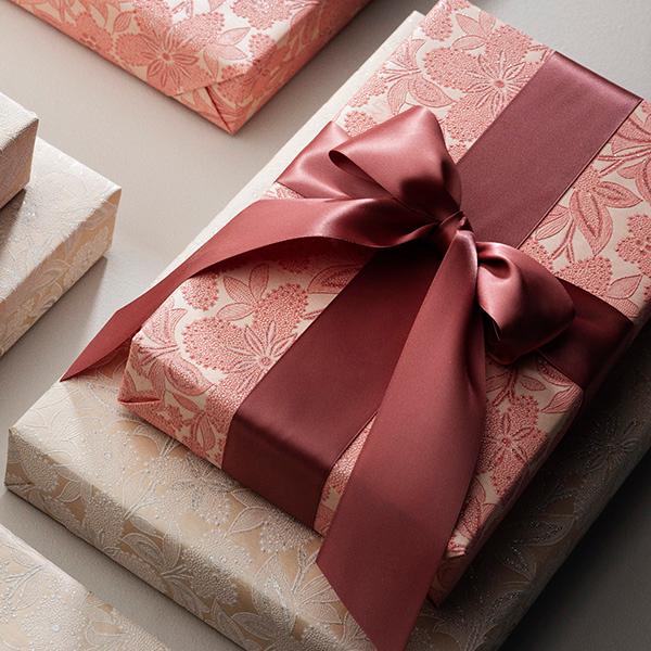 Satin ribbon 50 mm 45m. Cinnabar