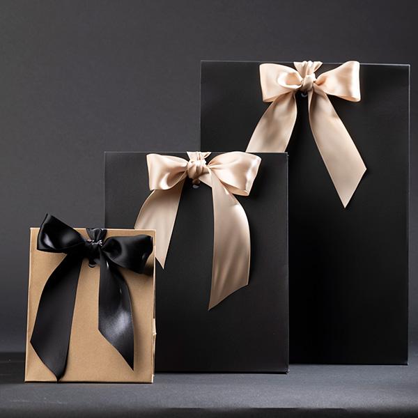 Giftbag Embossed Brown 30x14x43 cm
