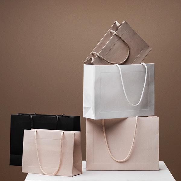 Luxury bag Nougat with frame 200x80x150mm