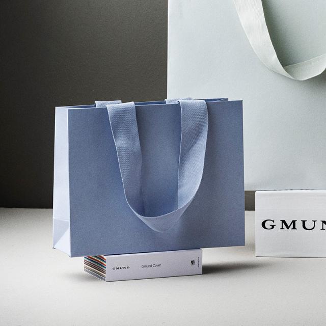 Luxury bag Mund Dusty blue 27x9x20 cm