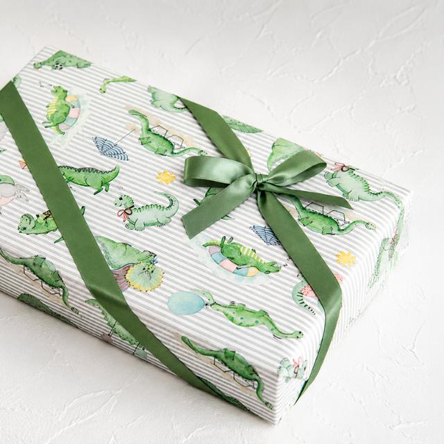 Wrapping Paper, Dino, 57 cm x 150 m