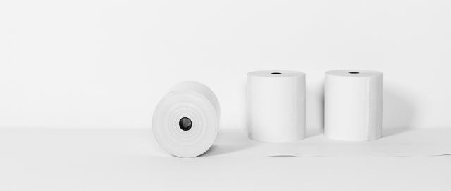Accessories - Embacollage - 3 White bon rolls
